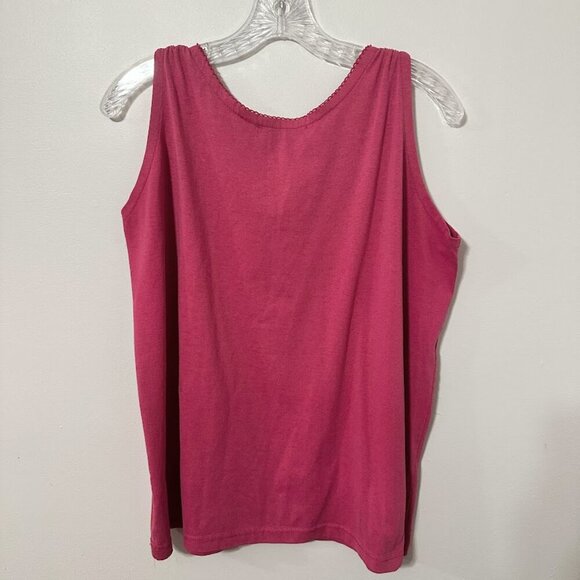 Venezia Women's Pink Tank Top - Size L (large) - Picture 6 of 6